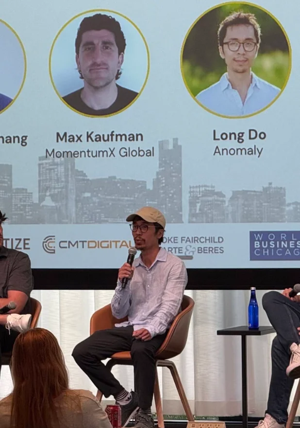 Long Do speaking on a panel