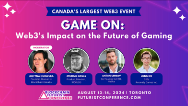 Blockchain Futurist Conference 2024 panel — Game On: Web3's impact on the future of gaming, with Long Do